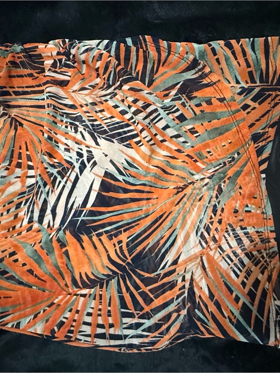 Windsor Dresses & Skirts - Windsor Orange, Teal & Black Palm-Print Maxi Skirt